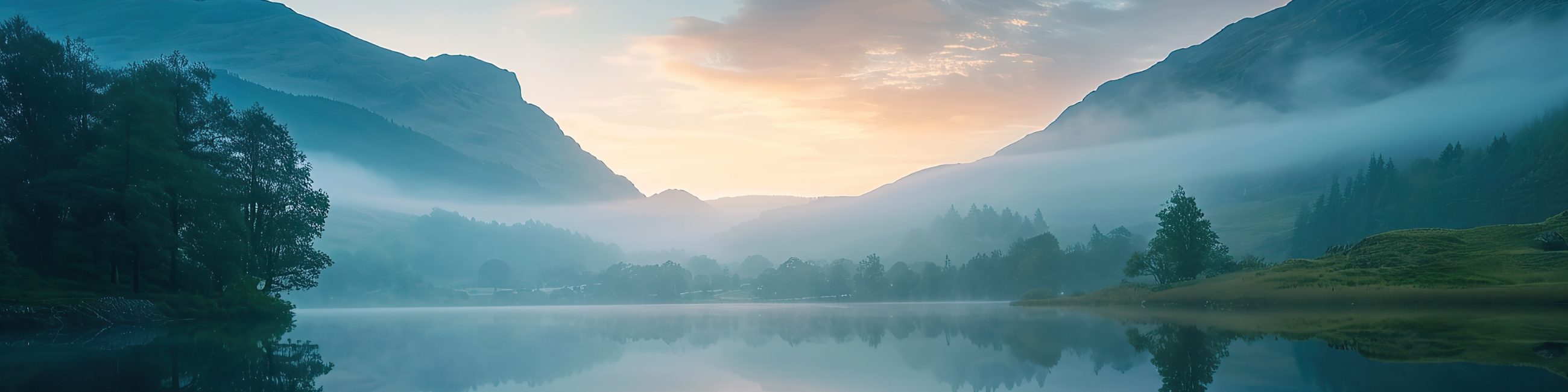 View of tranquil lake